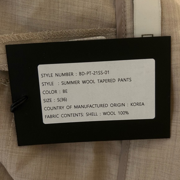 NWT Drae light wool pants, size 2 - Picture 5 of 6